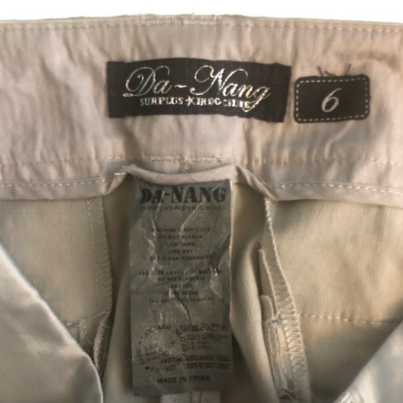 Da-Nang Silver Wide Leg Pants New with Tags Size 6 - Picture 5 of 10